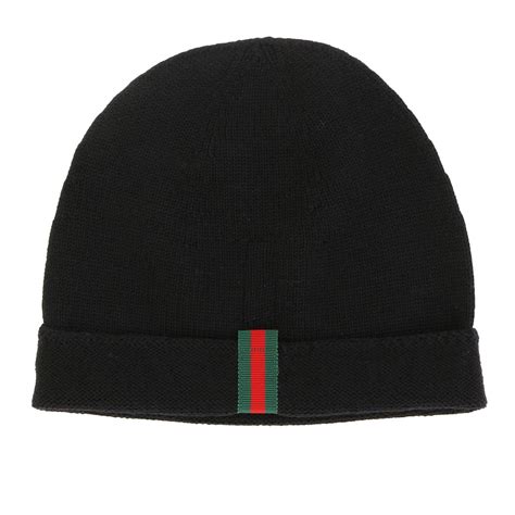 cappello nero gucci|cappello lana Gucci.